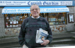 David Outside Cook's