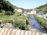 View down river from the Bridge