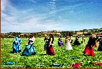 The Belly Dancers In Full 'Wobble' Before The Battle