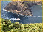 Boat Enters Boscastle Harbour