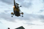 Helicopter Goes To Safety