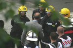 Prince Talks To Fire Officers 