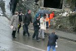 Viewing the Damage At The Riverside Hotel