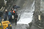 Walking Towards The Cobweb Inn