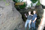 Large Hole Made In A Garden In Dunn street