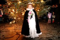 Carnival Queen Aimee Perry By The Christmas Tree