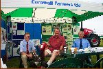 David Brown (Centre) at Cornwall Farmers Stand