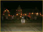 At Last...Christmas Lights Twinkle On The Old Post Office
