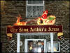 Father Christmas Arrives At King Arthurs Arms