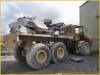 Lorry Heavily Loaded With Slabs Of Slate