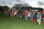 Crowd Await The Burning & The Fireworks