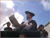 Town Cryer Rob Tremain Reads The Proclomation