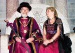 Mayor Allan & Mayoress Shirley On King Arthur's Throne