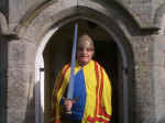 Roger Toy On Guard At King Arthur's Great Halls