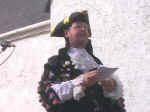 Town Cryer Rob Tremain With His Proclomation