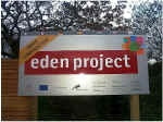 Eden Project Entrance Sign