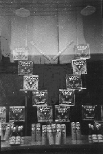 Flower's Grocery Store Display VE Day 1945