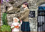 Amy & John Brown Stand To Attention For The Queen