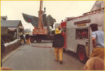 Plane Loaded On To Salvage Vehicle