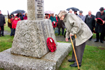Tintagel Legion Chairman Derrick Hamer, Lays Their Wreath