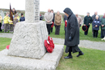 Tintagel Parish Council Chairman Lays Their Wreath