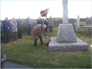 British Legion Wreath Laid By Leonard Richards
