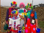 Clown Force..Jean, Alan,Lisa & Sophie