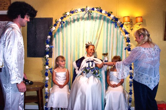 The Crown Is Presented To Abbie Hay, the Fairy Queen