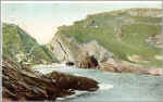 Another Coloured Photo Of Tintagel Beach 1907