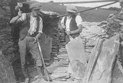 Ernest Dawe & Pac Deacon at Trevillett Quarry