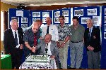 Harvey & Harold with Bryan Conyan CCFA President, David Littlejohns, Denzil Flew,Mike Jewell, Roger Gabriel & Oliver Harris CCFA Regional Rep. 