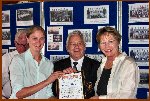 Heidi Burgess & Pam Lyons Are Presented With A Research Certificate by B.Conyon, President CCFA.