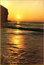 Beautiful Sunset Over Trebarwith