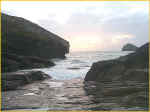 Trebarwith High Tides 18th October 2001
