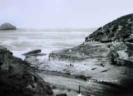 Trebarwith Strand After 1939 - 45 War